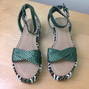 Sigerson Morrison Shoes - Sigerson Morrison Metallic Braided Leather Sandals Sigerson Morrison Shoes - Sigerson Morrison Metallic Braided Leather Sandals